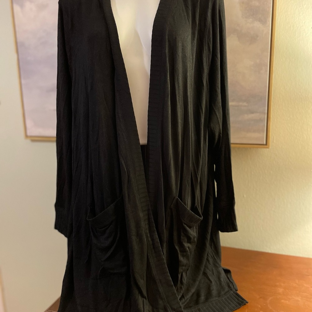 Black Cardigan Sweater